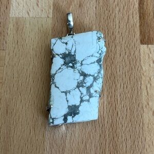Raw Howlite Pendant